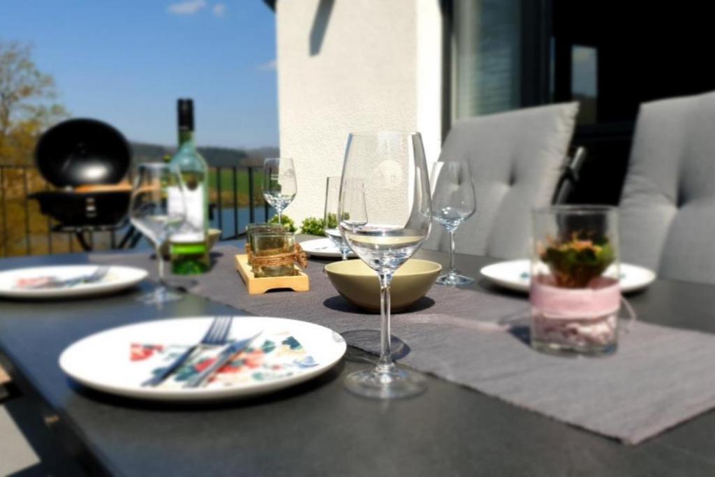 Diemelblick Acht - Ferienhaus Fuer 6 Personen Mit Sauna, Garten Und Dachterrasse Mit Panoramablick Heringhausen Zewnętrze zdjęcie